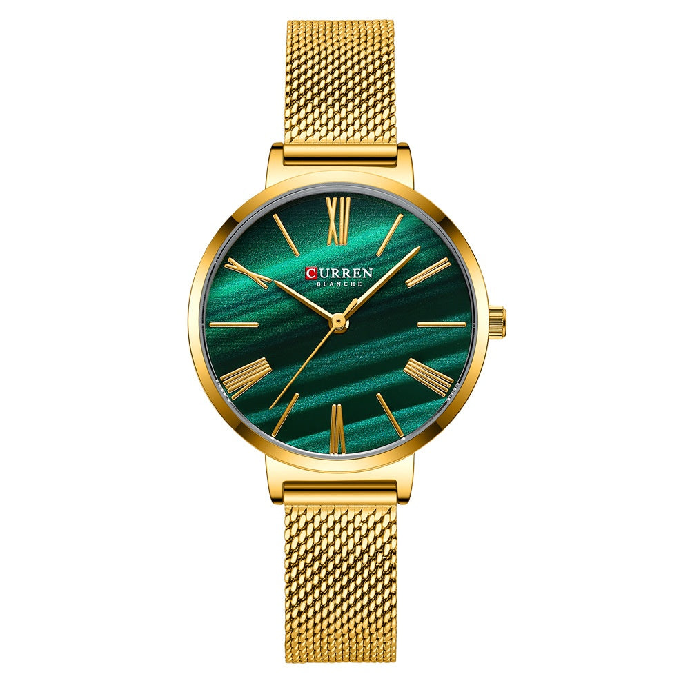 Roma Roman-Numeral Mesh Watch