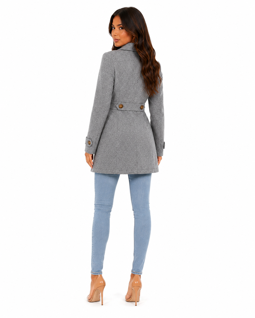 Atelier wool lapel coat
