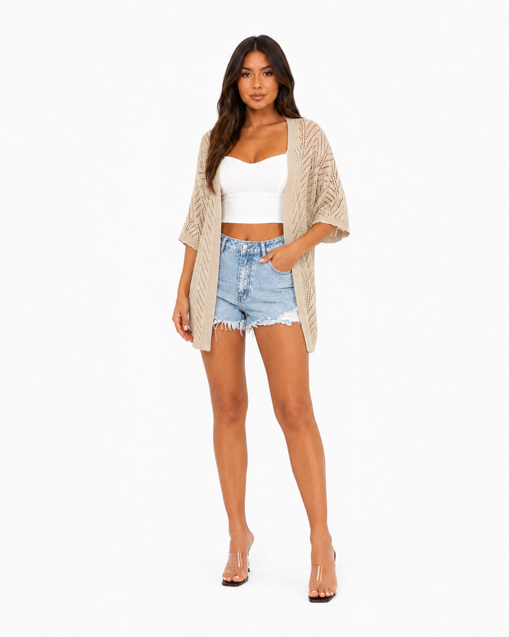 Florine bohemian knit cardigan