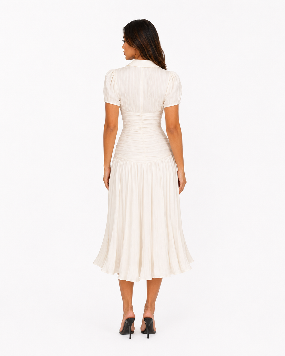 Alba Striped Shirt Day Dress