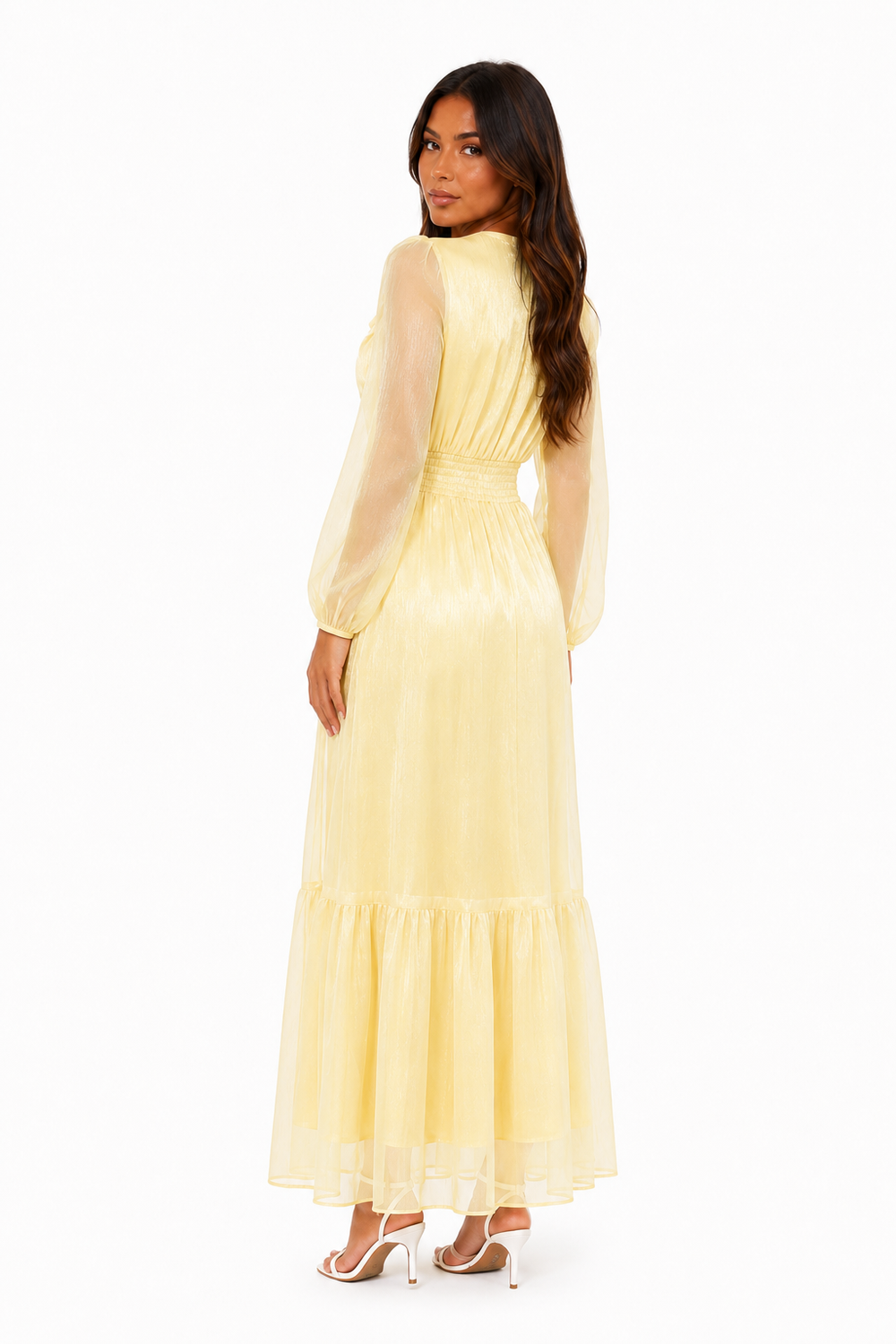 Brienne Crew-Neck Belted Day Dress
