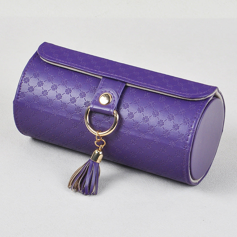 Three-tier travel jewelry box