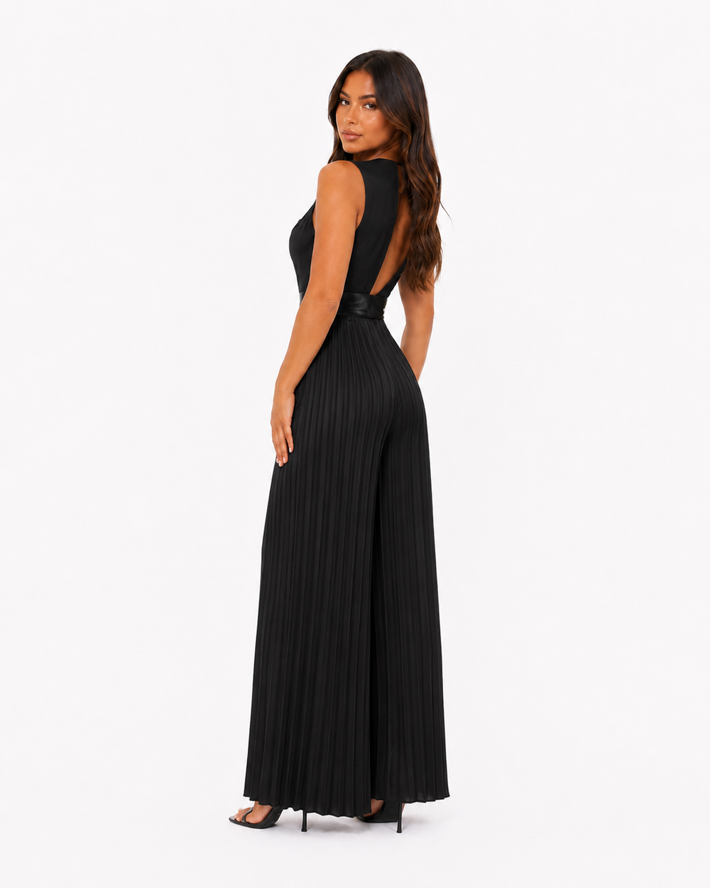 Soraya French V-Neck Jumpsuit