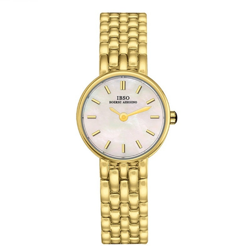 Aubin Mini-Dial Gold Watch