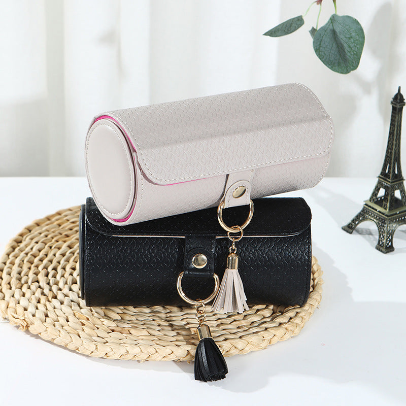 Three-tier travel jewelry box