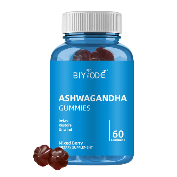 Ashwagandha relaxation gummies bottle