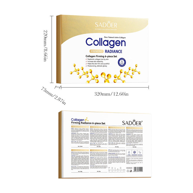 Collagen firming skincare set 6 pieces