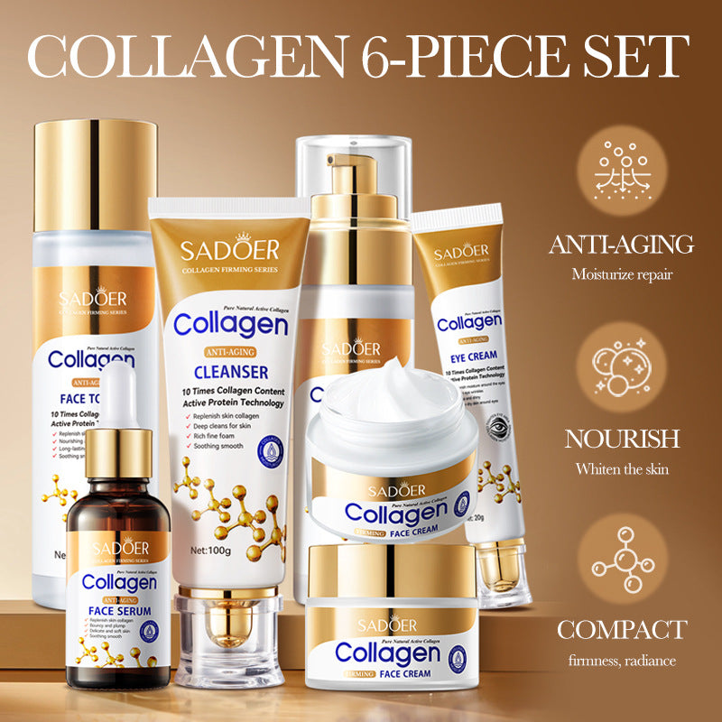 Collagen firming skincare set 6 pieces