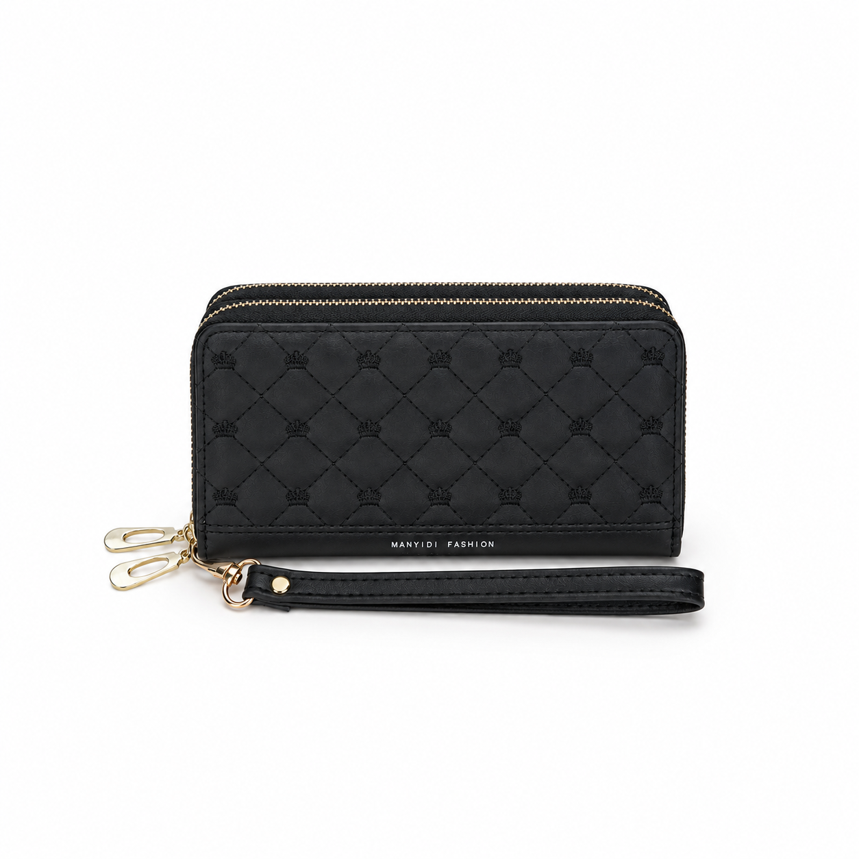 Madelyn Double-Zip Long Wallet Bag