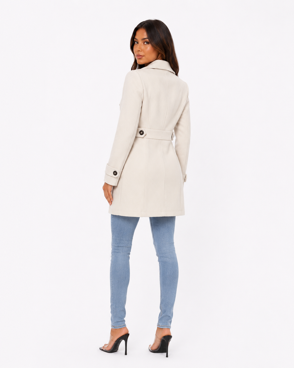 Atelier wool lapel coat