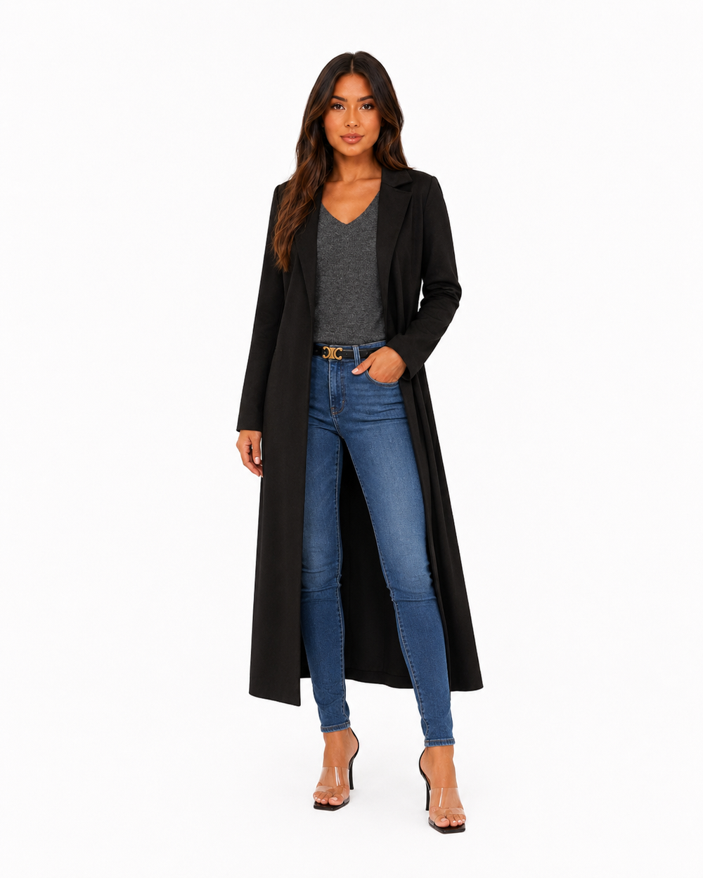 Mira pocketed tailored coat