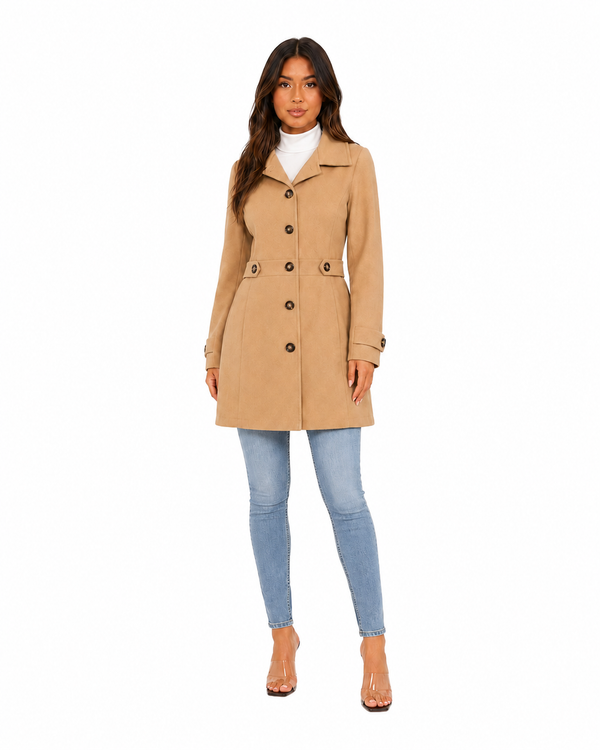 Camille khaki tailored blazer