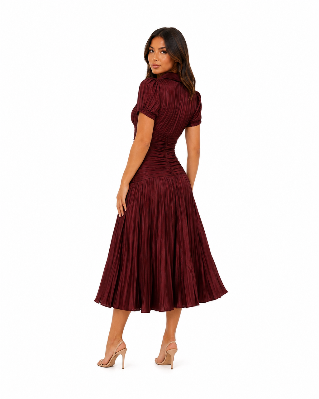 Alba Striped Shirt Day Dress