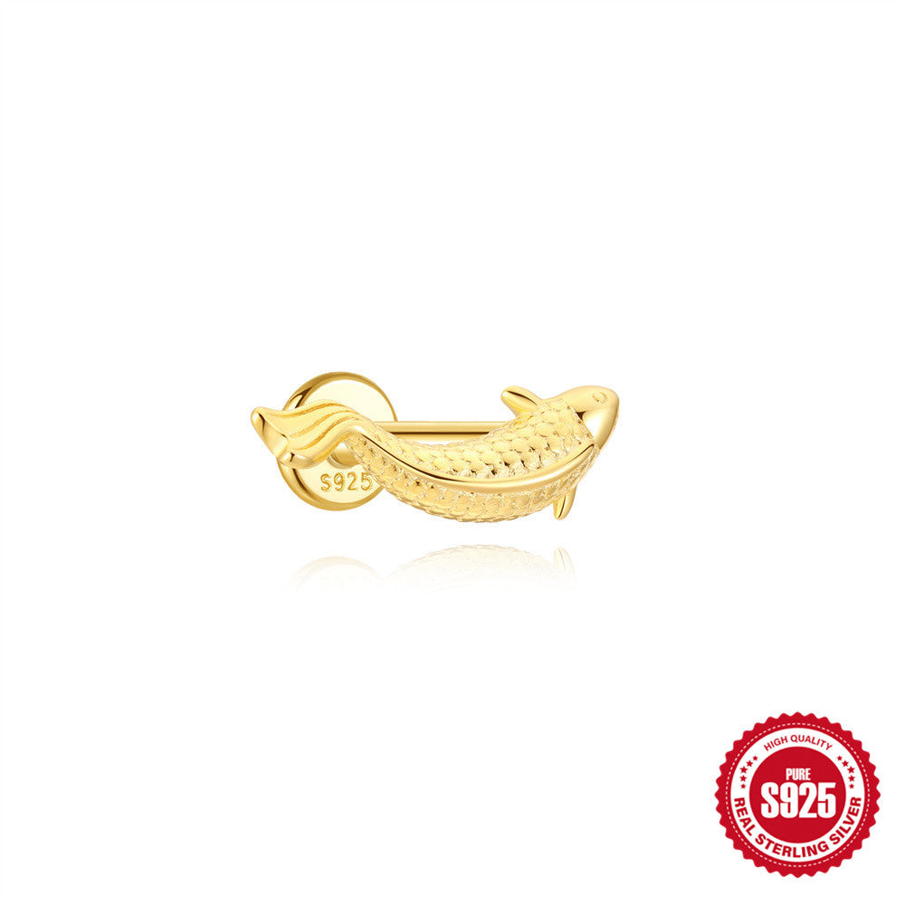 Helix Sterling Cartilage Stud Earrings