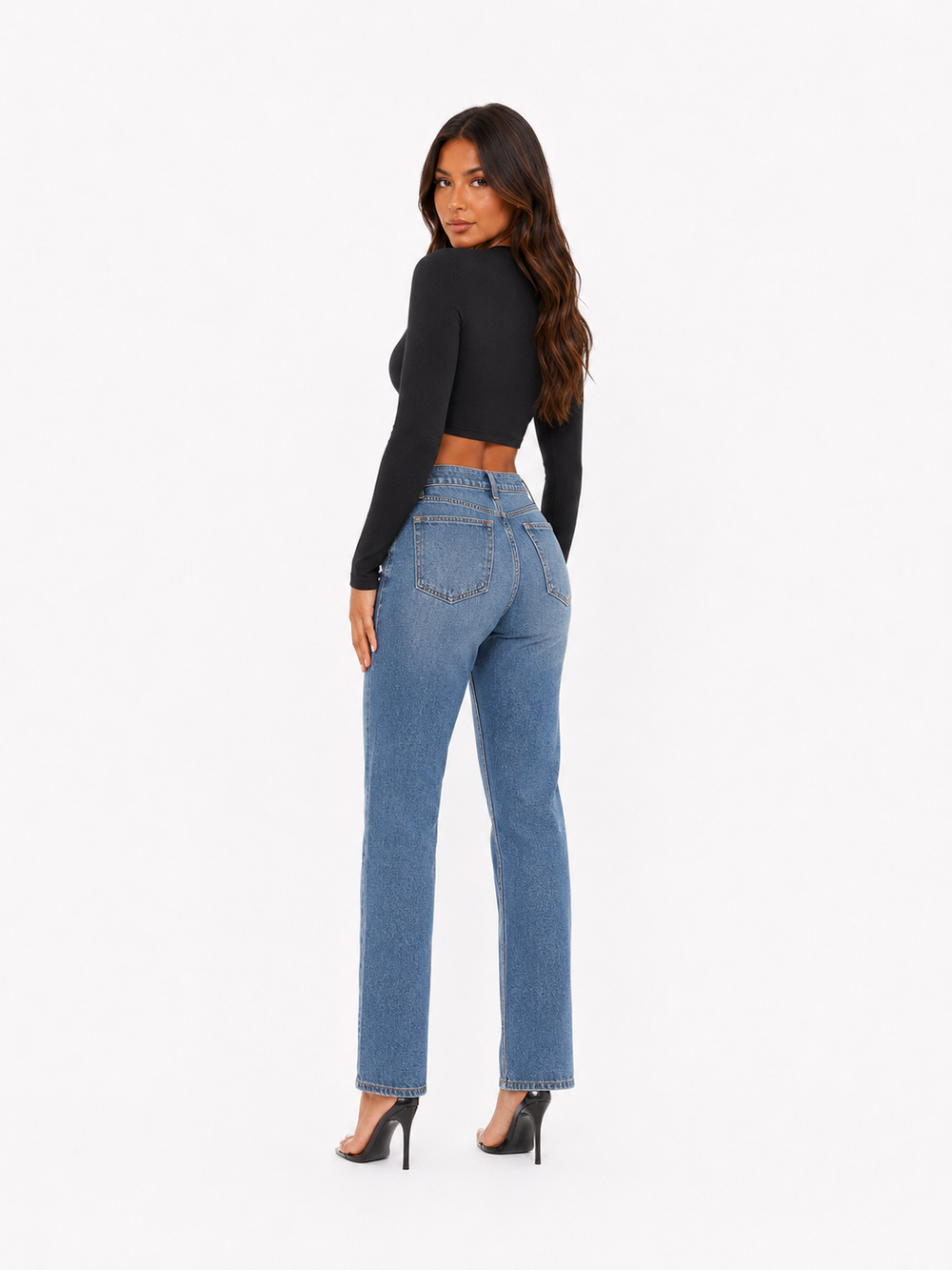 Selene Long-Sleeve Crop Tee